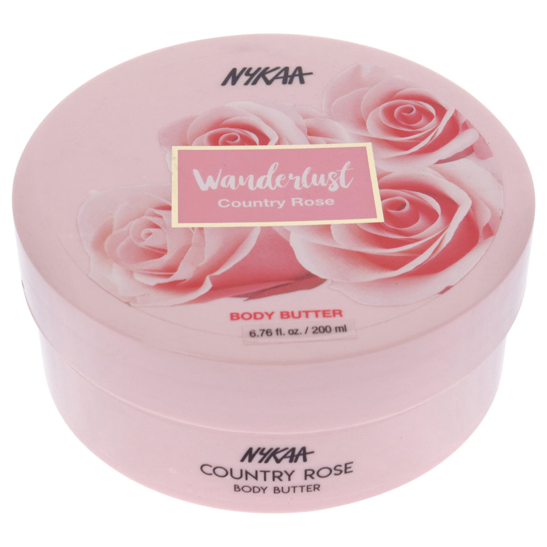 Wanderlust Body Butter - Country Rose by Nykaa Naturals for Women - 6.76 oz Body Cream