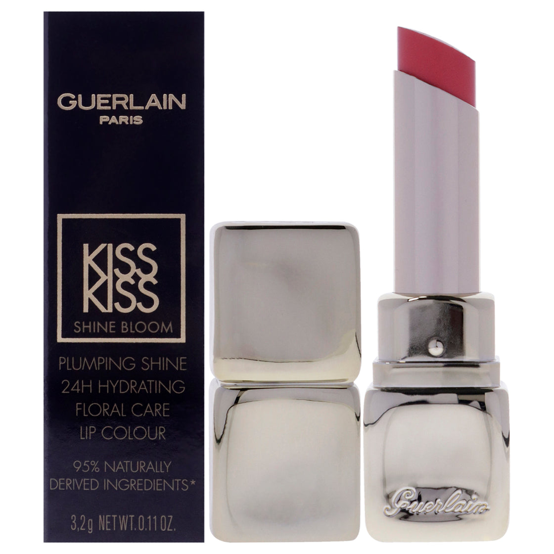 Kiss Kiss Shine Bloom Lipstick - 309 Fresh Coral by Guerlain for Women - 0.11 oz Lipstick