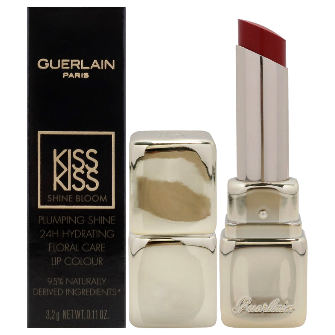 Kiss Kiss Shine Bloom Lipstick - 509 Wild Kiss by Guerlain for Women - 0.11 oz Lipstick