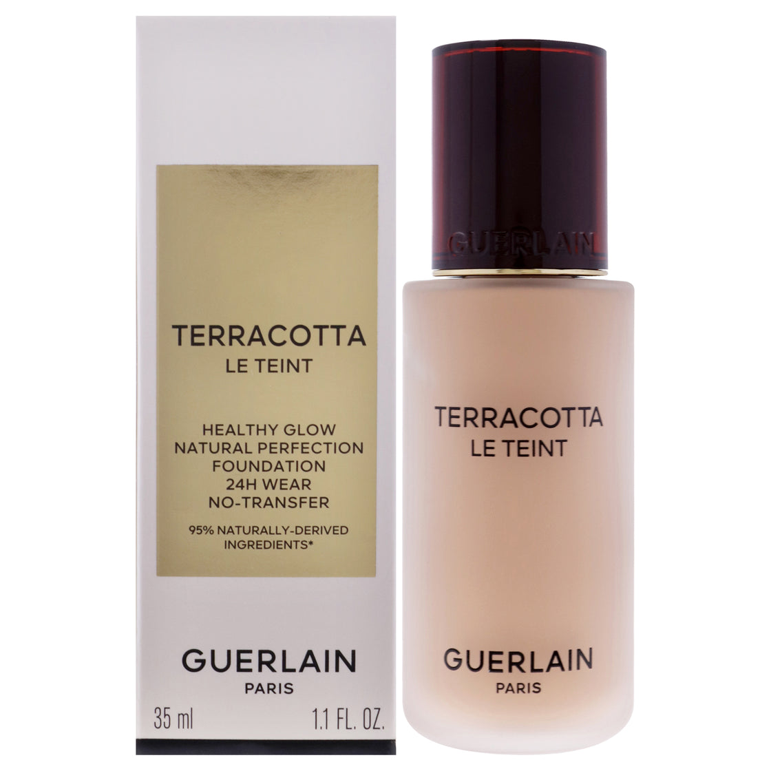 Terracotta Le Teint 24H Wear No-Transfer Foundation - 3N Neutral by Guerlain for Women - 1.1 oz Foundation