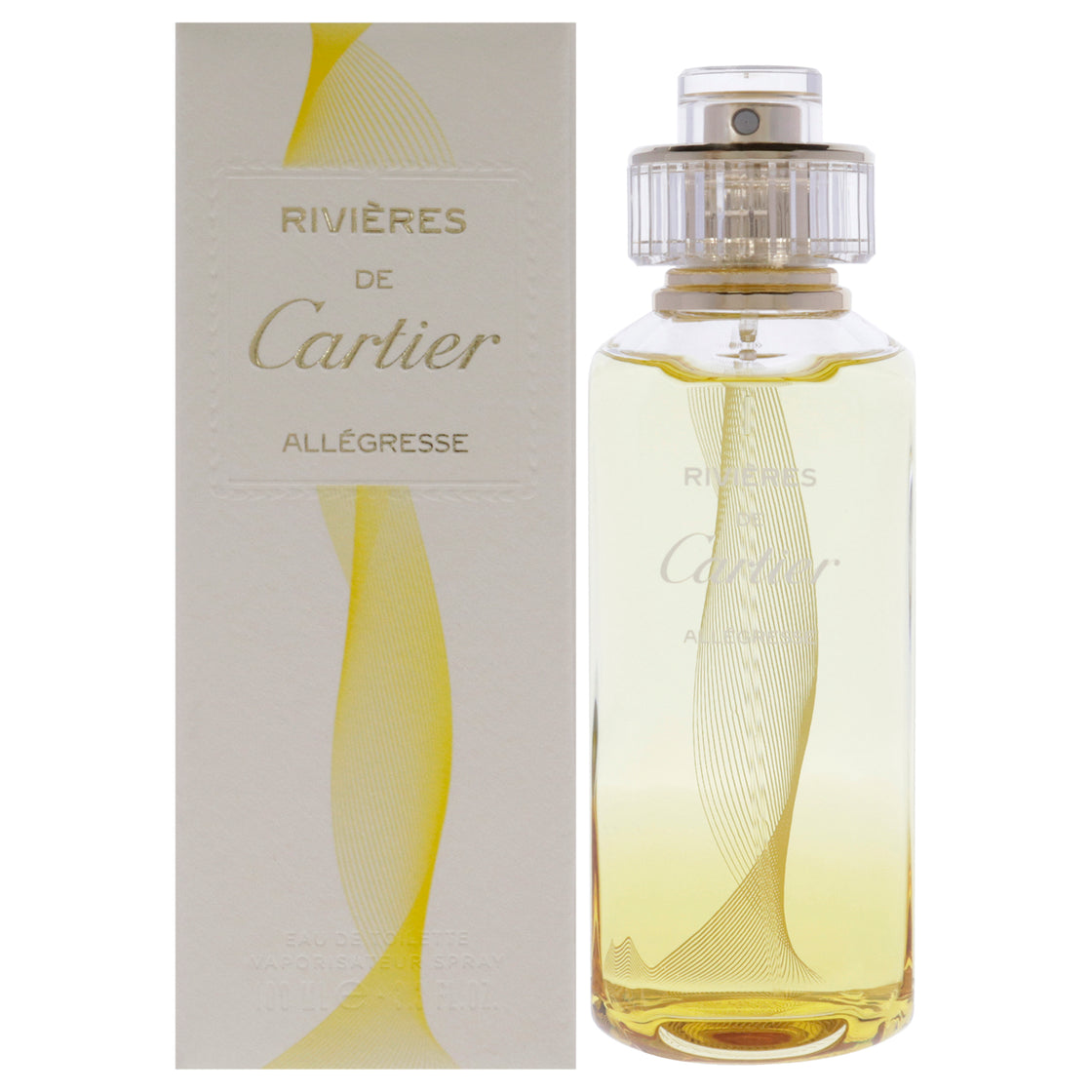 Rivieres de Cartier Allegresseby Cartier for Women - 3.3 oz EDT Spray (Refillable)