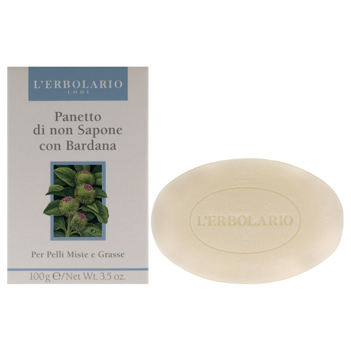 Bar Soap - Burdock by LErbolario for Unisex - 3.5 oz Soap