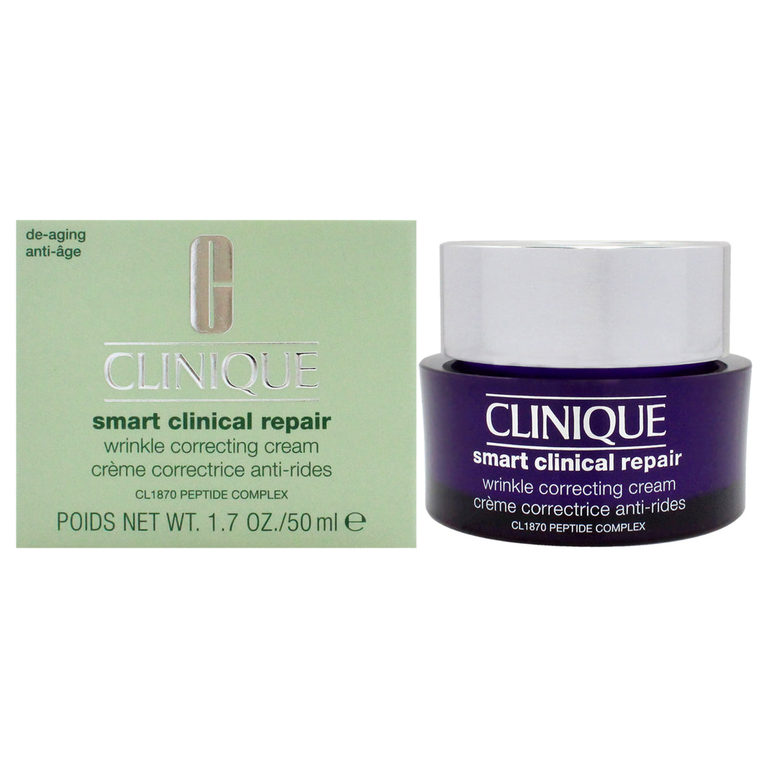 Smart Clinical Repair Wrinkle Correcting Cream by Clinique for Unisex - 1.7 oz Cream