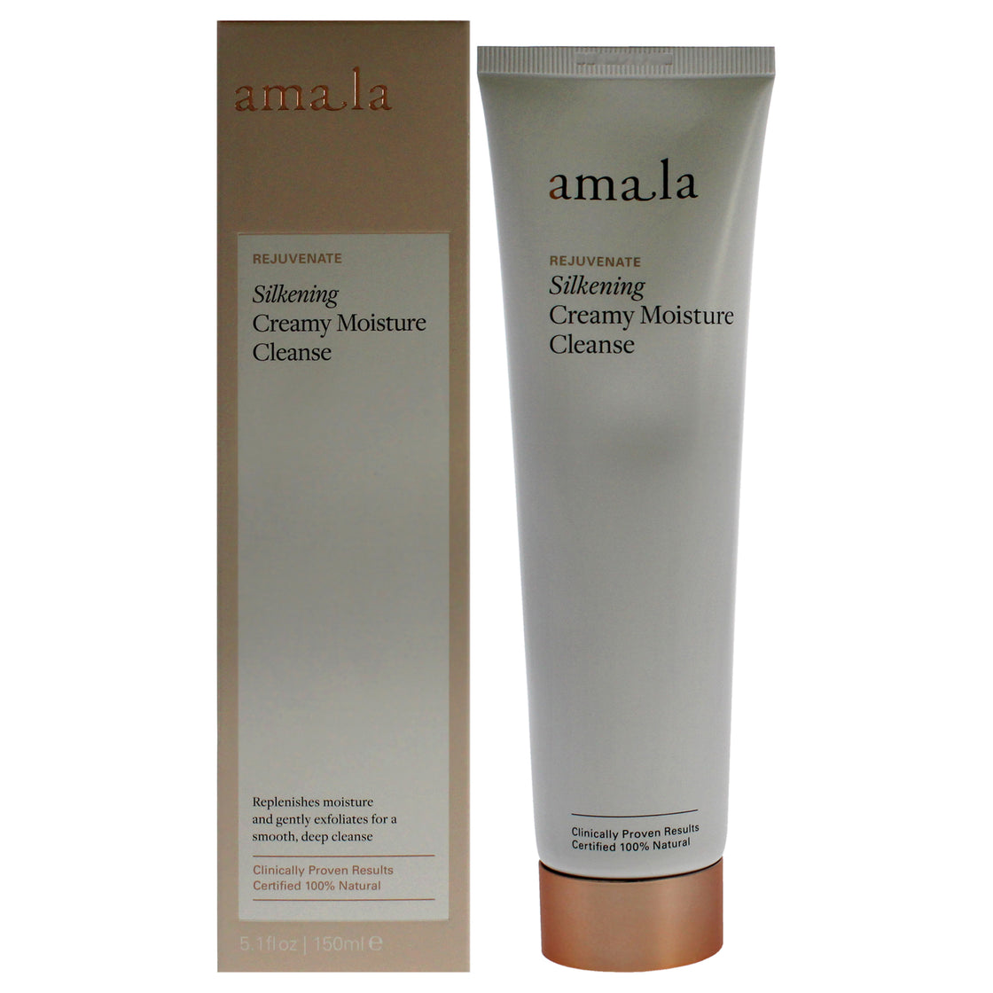 Silkening Creamy Moisture Cleanse by Amala for Women - 5.1 oz Cleanser