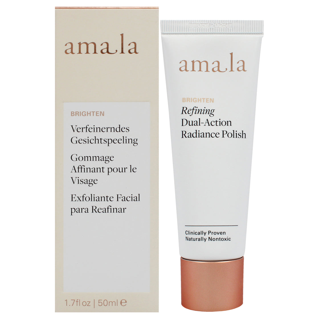 Refining Dual-Action Radiance Polish by Amala for Women - 1.7 oz Exfoliator