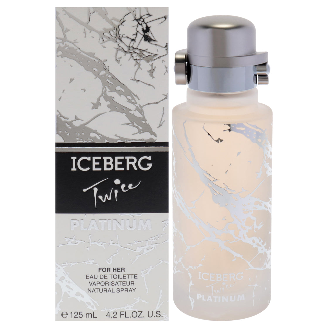 Twice Platinum by Iceberg for Women - 4.2 oz EDT Spray