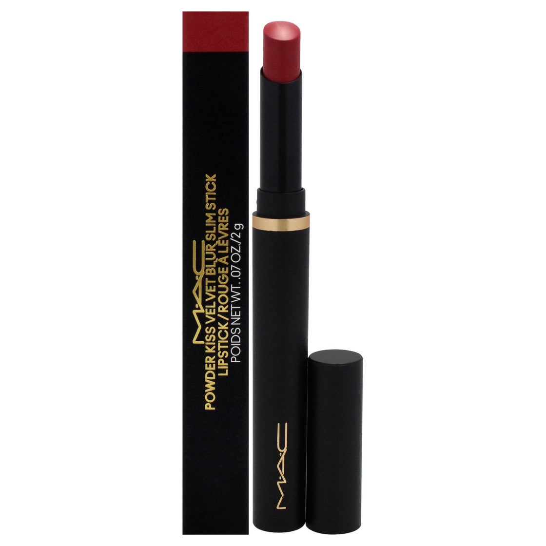 Powder Kiss Velvet Blur Slim Stick - 897 Stay Curious by MAC for Women - 0.07 oz Lipstick