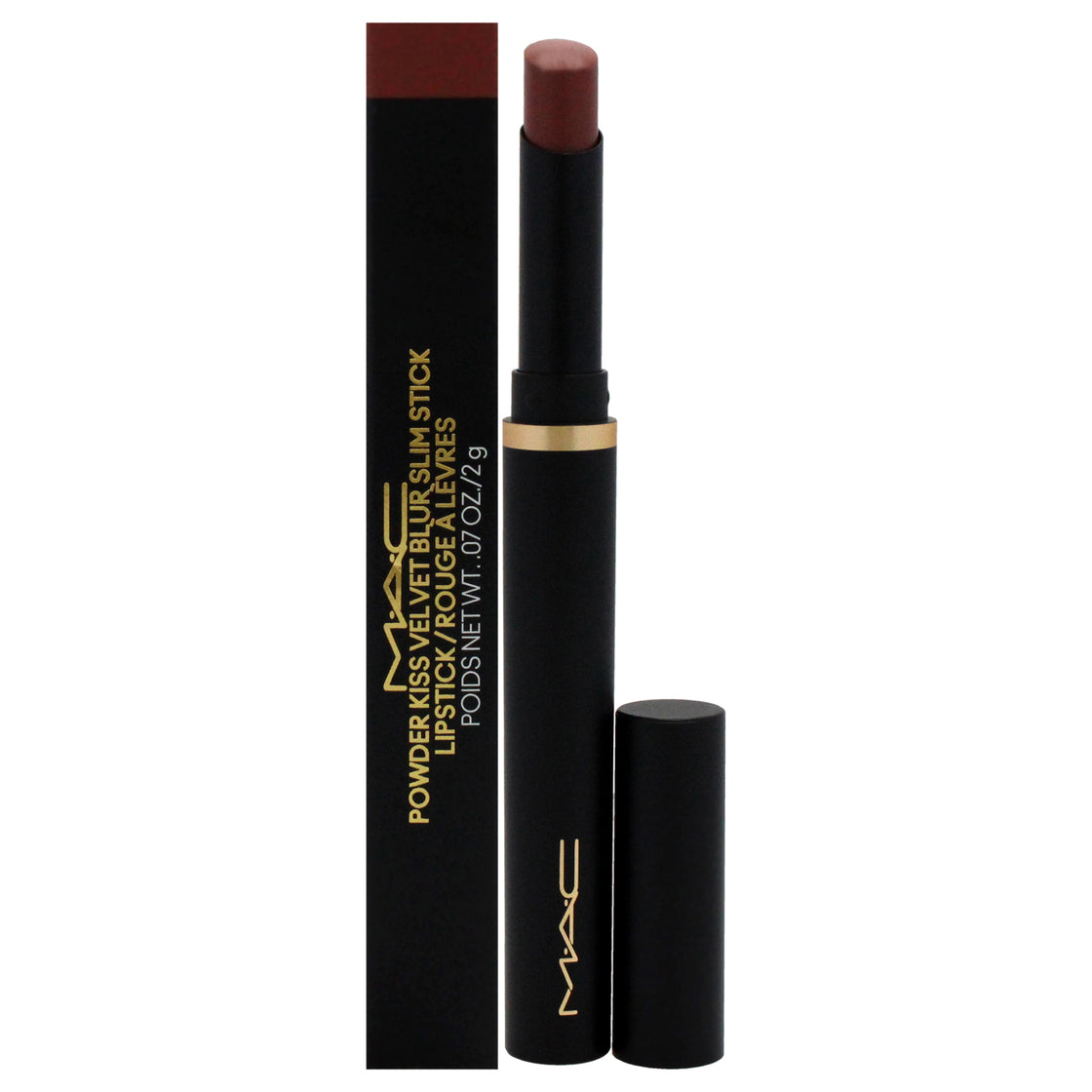 Powder Kiss Velvet Blur Slim Stick - 883 Spice World by MAC for Women - 0.07 oz Lipstick