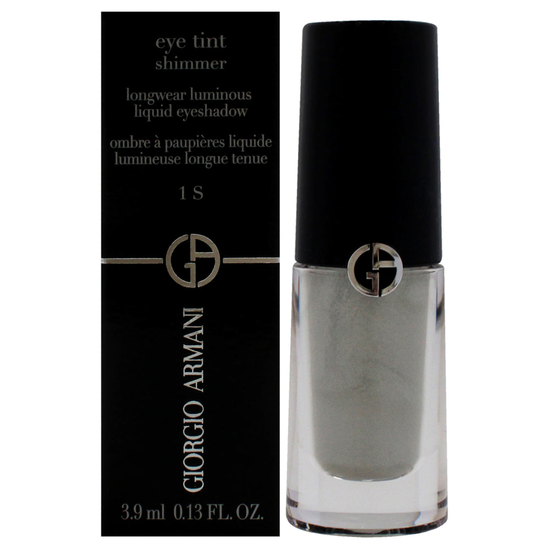 Eye Tint Shimmer Liquid Eyeshadow - 1 S Silver by Giorgio Armani for Women - 0.13 oz Eye Shadow