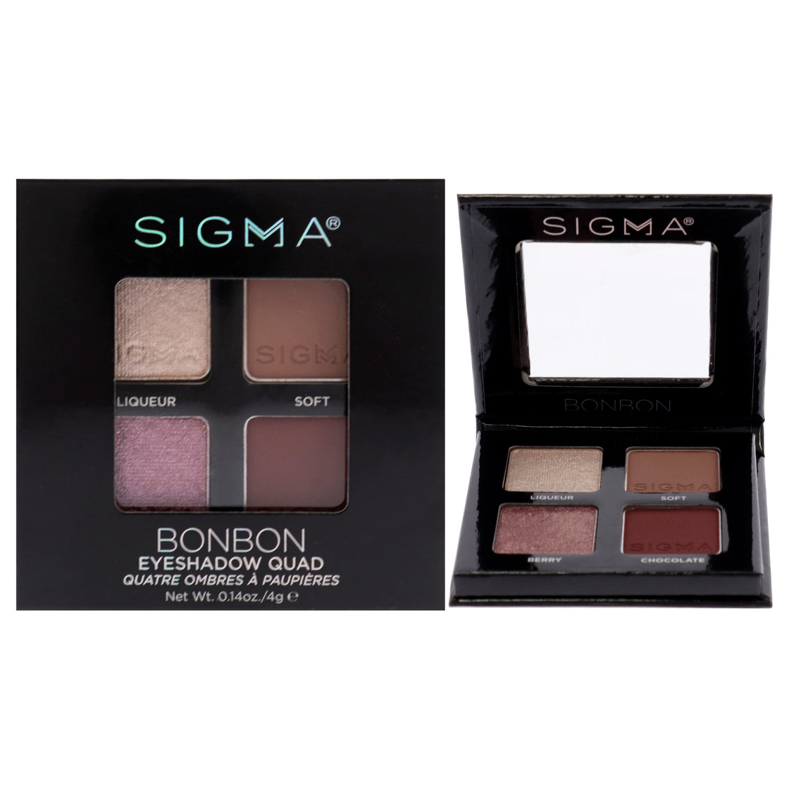 Eyeshadow Quad - Bonbon by SIGMA for Women - 0.14 oz Eye Shadow