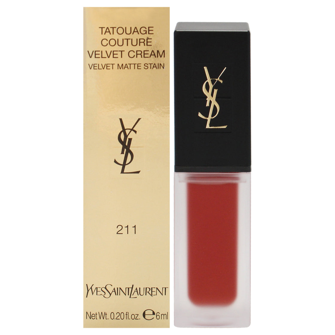 Tatouage Couture Velvet Matte Cream - 211 Chili Incitement by Yves Saint Laurent for Women - 0.2 oz Lipstick