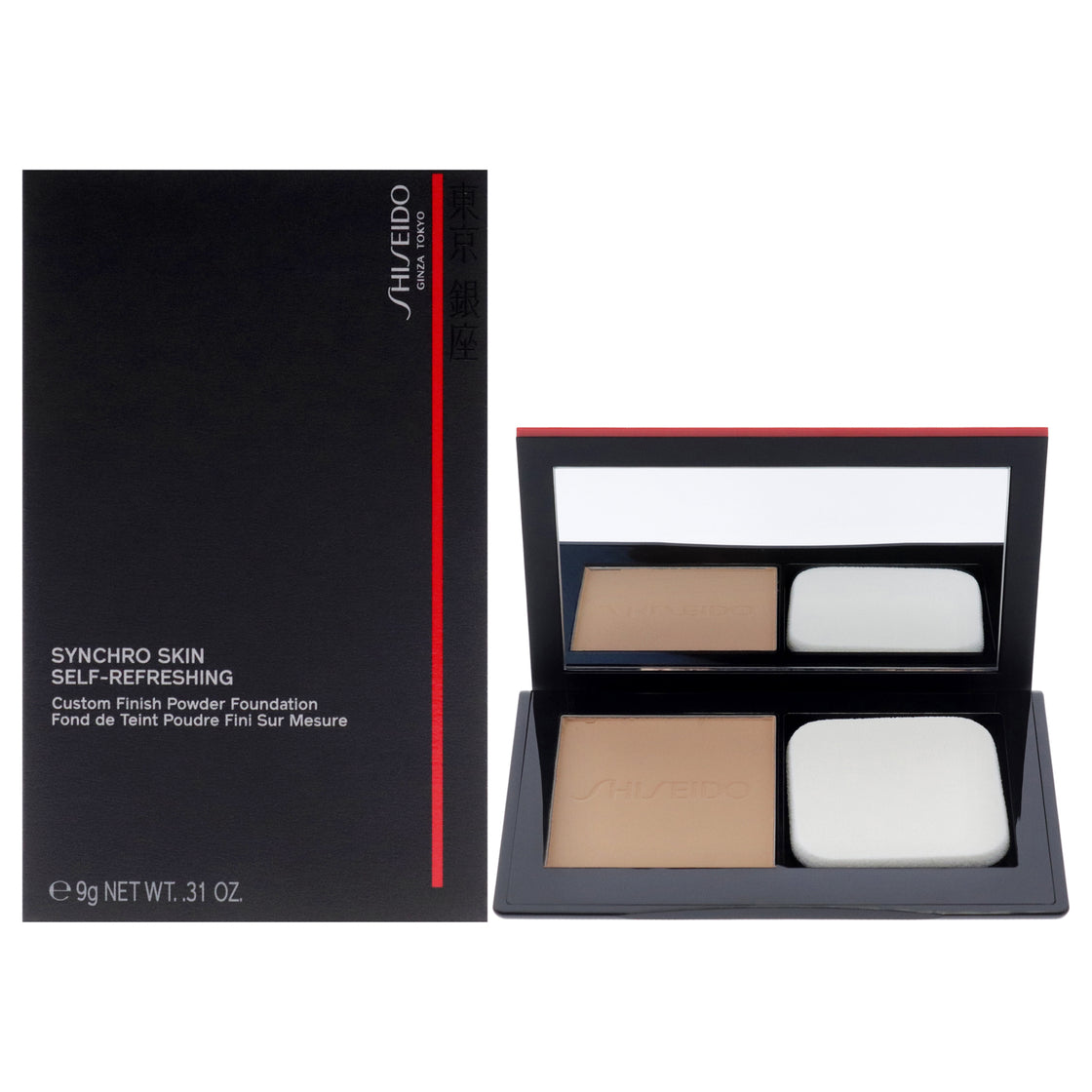 Synchro Skin Self-Refreshing Powder Foundation - 240 Quartz by Shiseido for Women - 0.31 oz Foundation