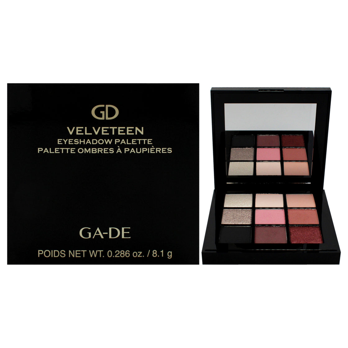 Velveteen Eyeshadow Palette - 55 Shades of Love by GA-DE for Women - 0.0286 oz Eye Shadow