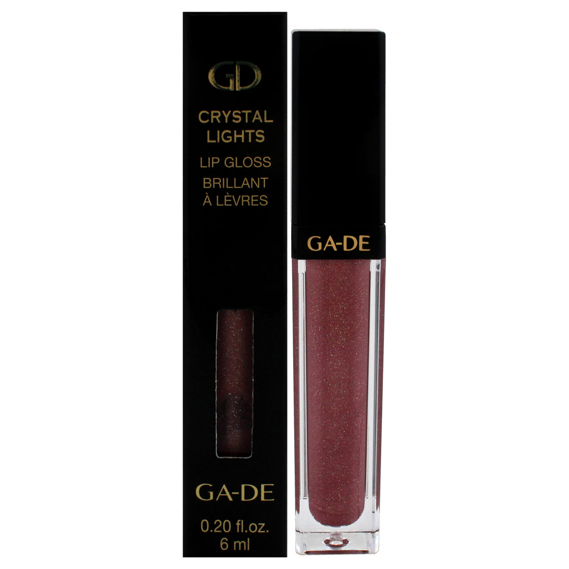 Crystal Lights Lip Gloss - 514 Smoky Quartz by GA-DE for Women - 0.2 oz Lip Gloss