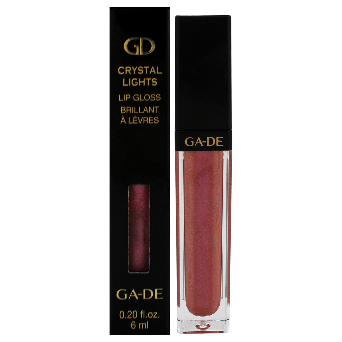 Crystal Lights Lip Gloss - 805 Bejeweled by GA-DE for Women - 0.2 oz Lip Gloss