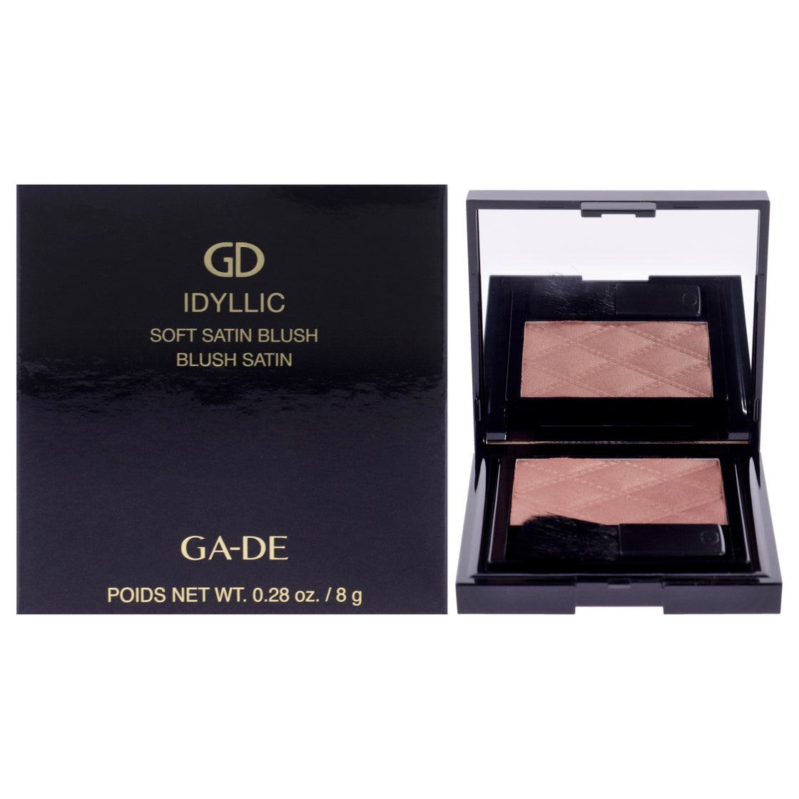 Idyllic Soft Satin Blush Powder - 25 Woodberry by GA-DE for Women - 0.28 oz Blush