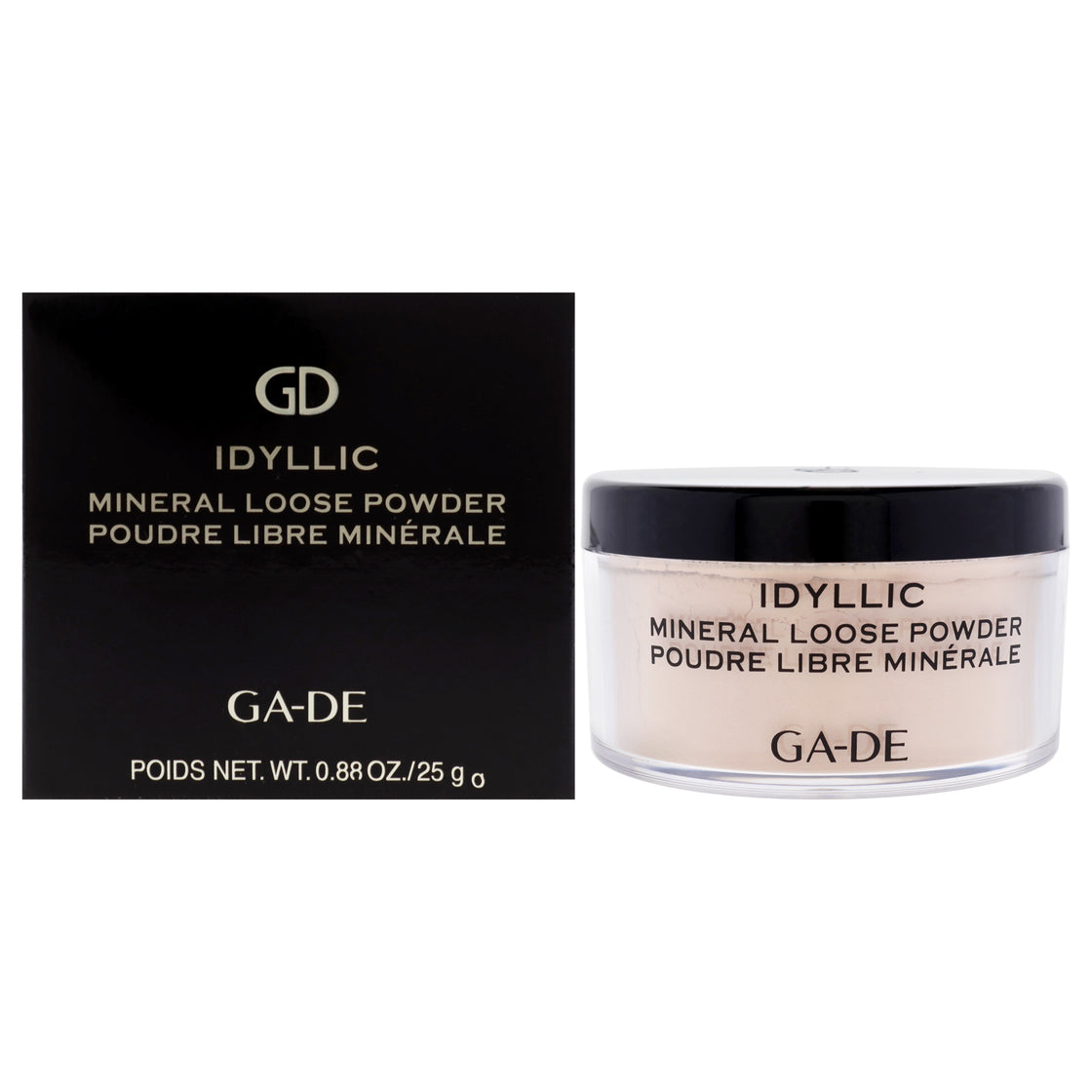 Idyllic Mineral Loose Powder - 100 Nude Nude by GA-DE for Women - 0.88 oz Powder