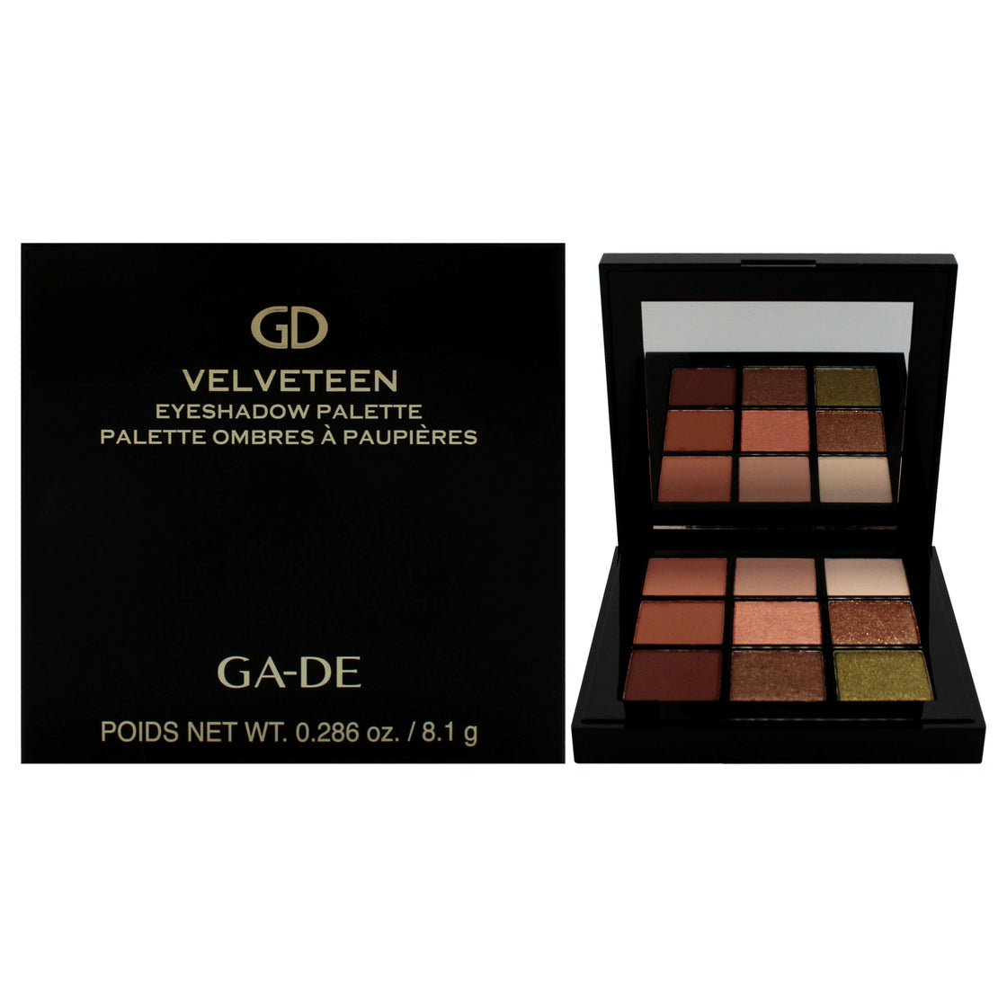 Velveteen Eyeshadow Palette - 53 #Oh-So-Pretty by GA-DE for Women - 0.0286 oz Eye Shadow