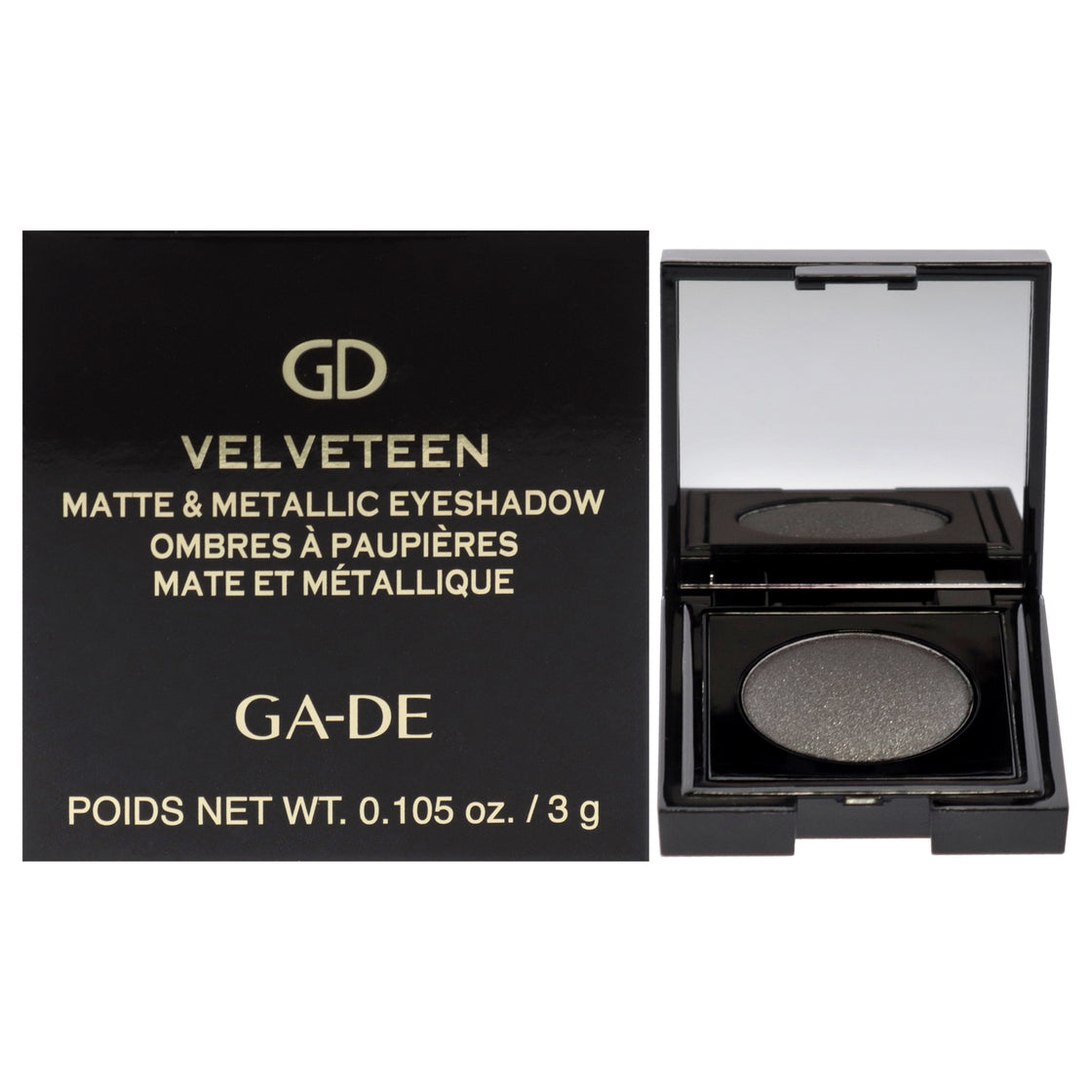 Velveteen Matte and Metallic Eyeshadow - 150 Moonstone by GA-DE for Women - 0.105 oz Eye Shadow