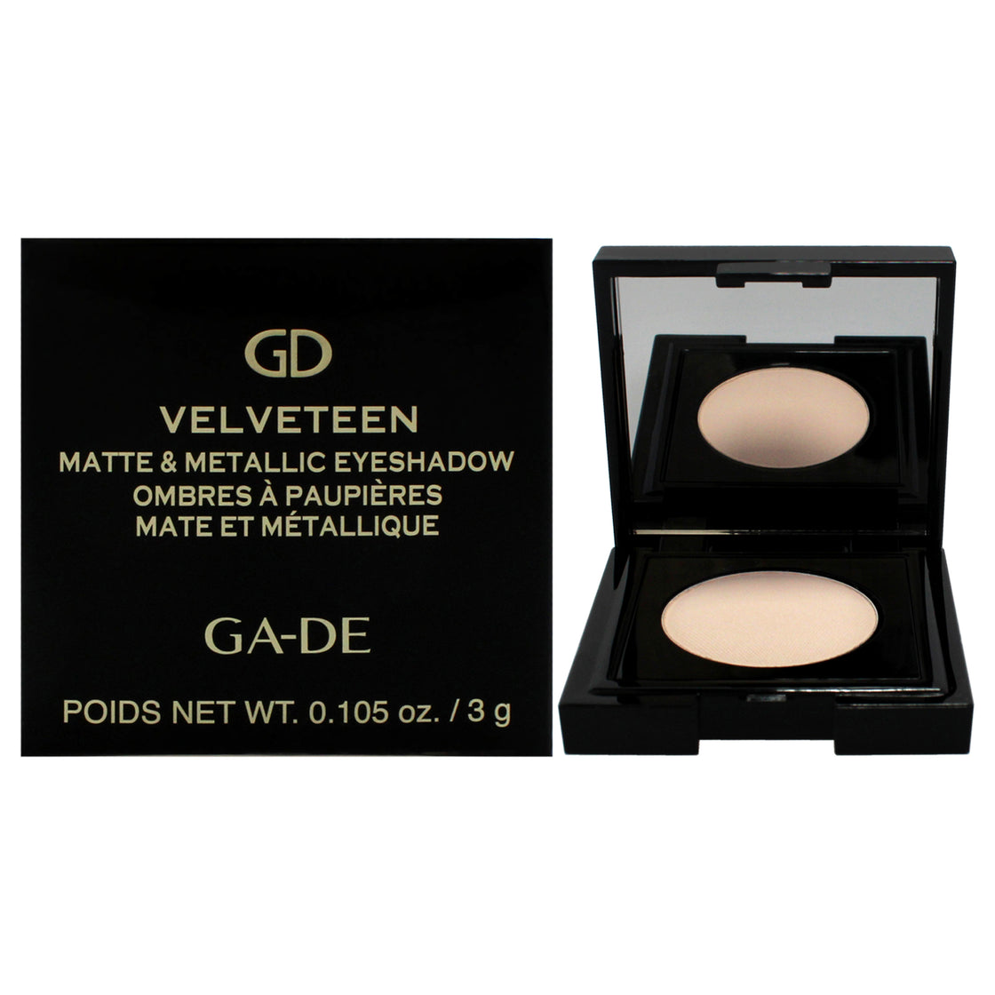 Velveteen Matte and Metallic Eyeshadow - 235 Fresh Nude by GA-DE for Women - 0.105 oz Eye Shadow