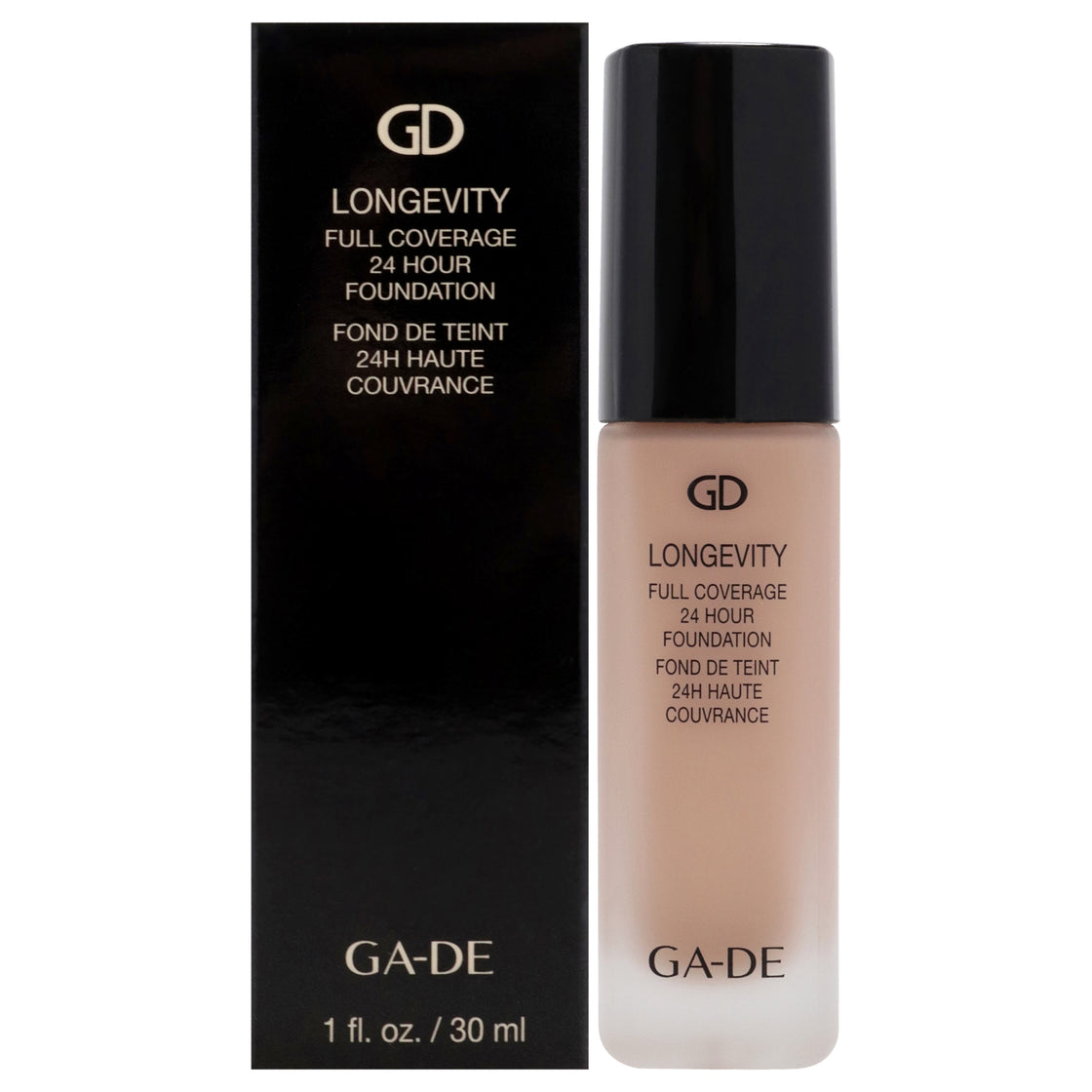 Longevity Full Coverage 24Hr Foundation - 551 Fair Beige by GA-DE for Women - 1 oz Foundation