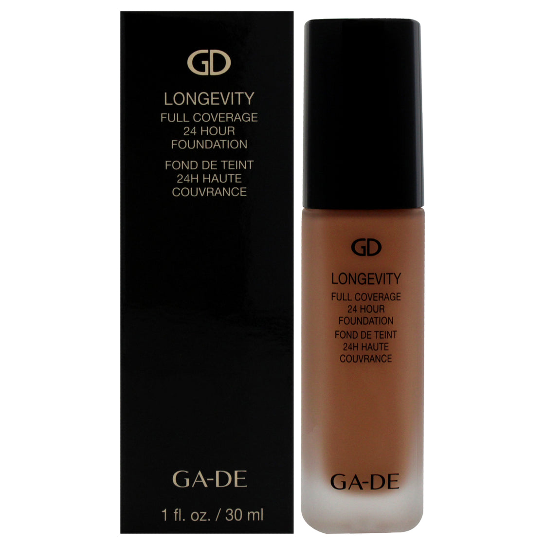 Longevity Full Coverage 24Hr Foundation - 553 Fair Tan by GA-DE for Women - 1 oz Foundation