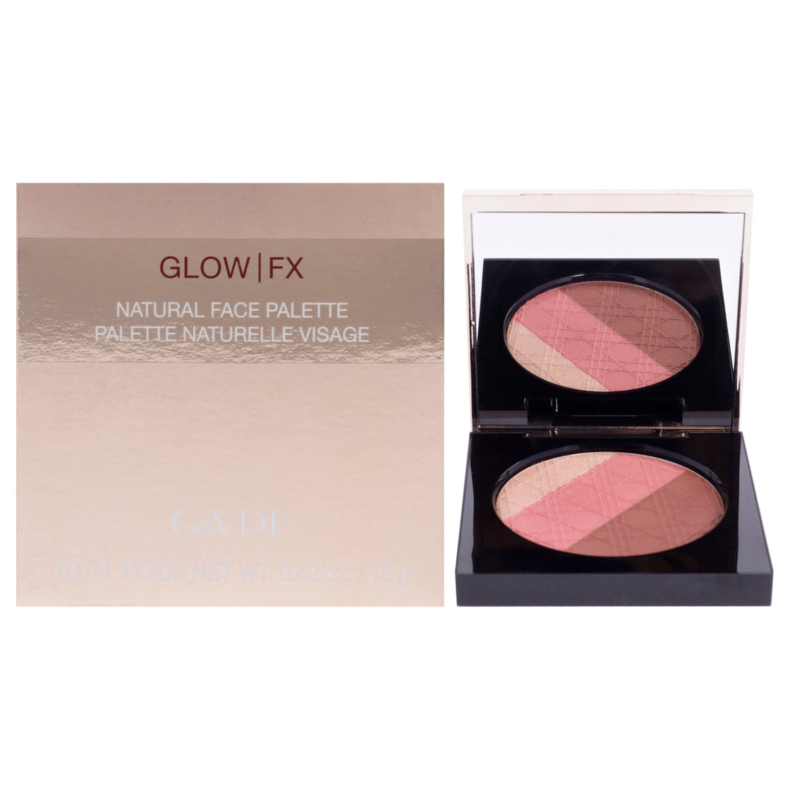 Glow FX Natural Face Palette - 139 Blooming Chic by GA-DE for Women - 0.42 oz Palette