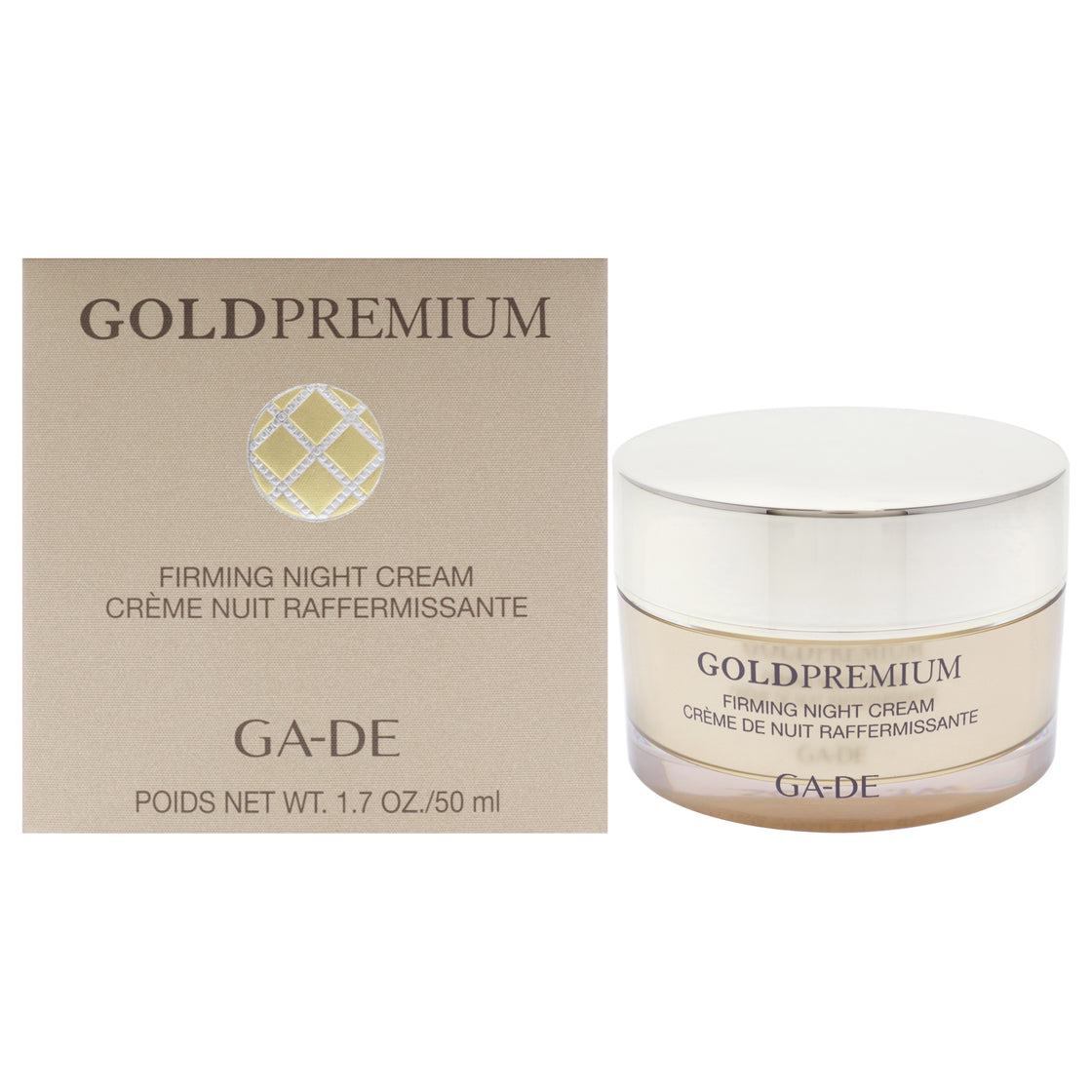 Gold Premium Firming Night Cream by GA-DE for Women - 1.7 oz Cream