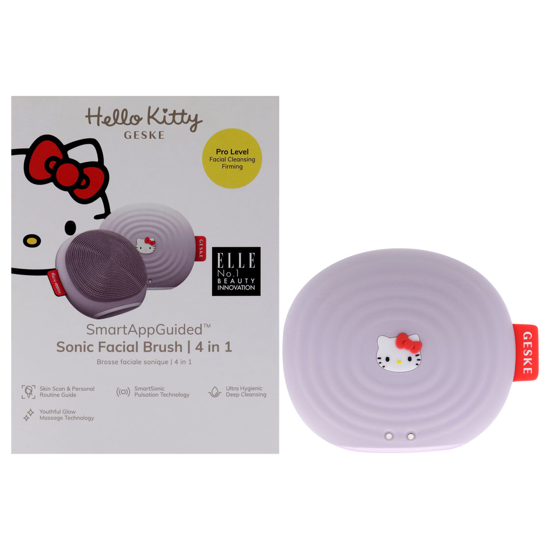 Hello Kitty Sonic Facial Brush 4 in 1 - Purple by Geske for Women - 1 Pc Brush