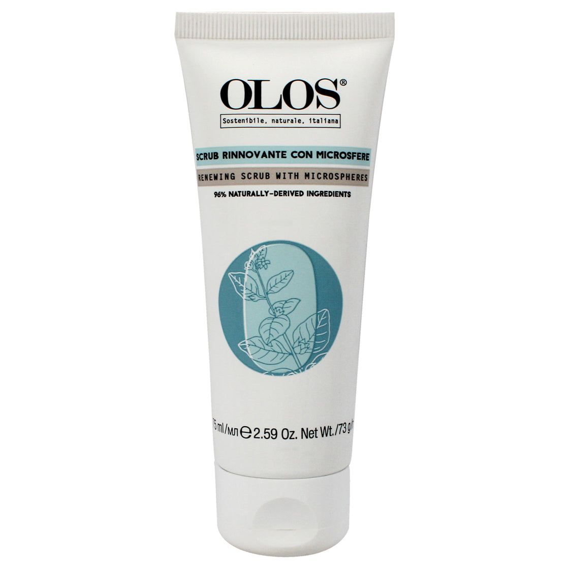 Renewing Scrub with Microspheres by Olos for Unisex - 2.5 oz Scrub