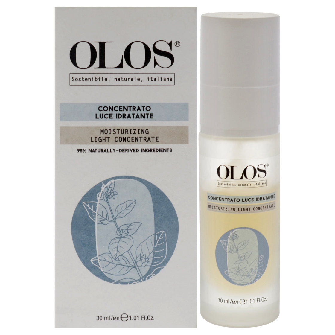 Moisturizing Light Concentrate Serum by Olos for Unisex - 1.01 oz Serum