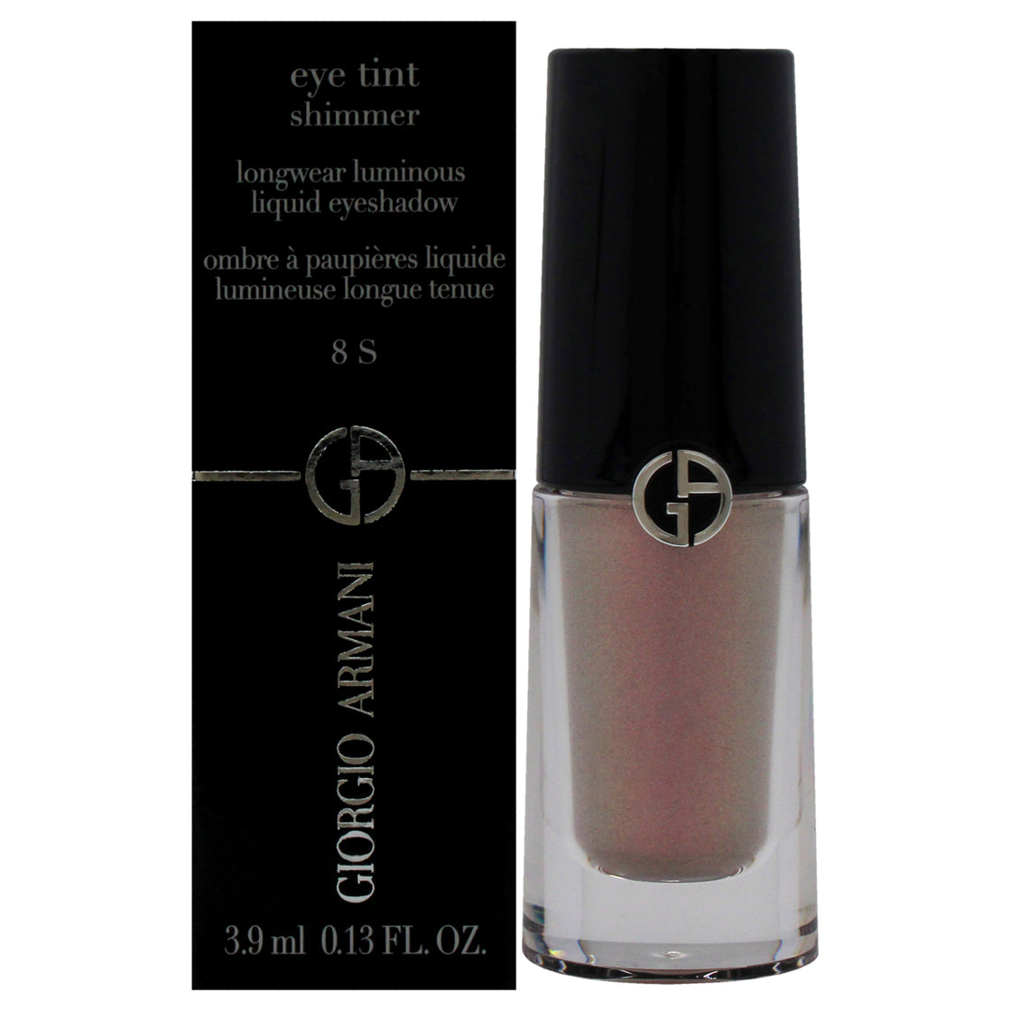 Eye Tint Shimmer Liquid Eyeshadow - 8 S Rose by Giorgio Armani for Women - 0.13 oz Eye Shadow