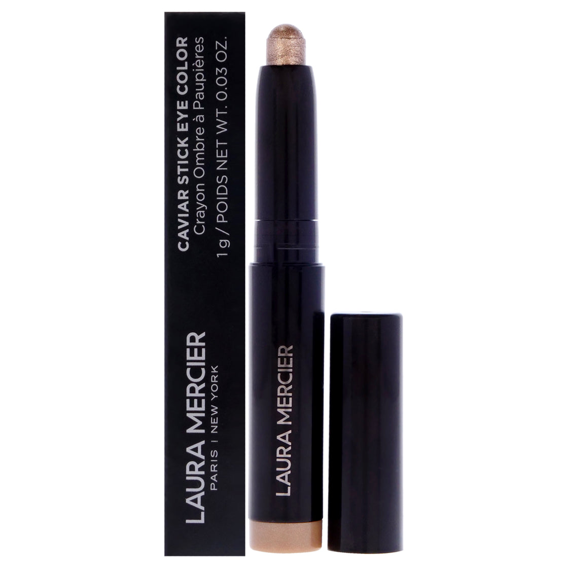 Caviar Stick Mini Eye Color - Moonlight by Laura Mercier for Women - 0.03 oz Eye Shadow