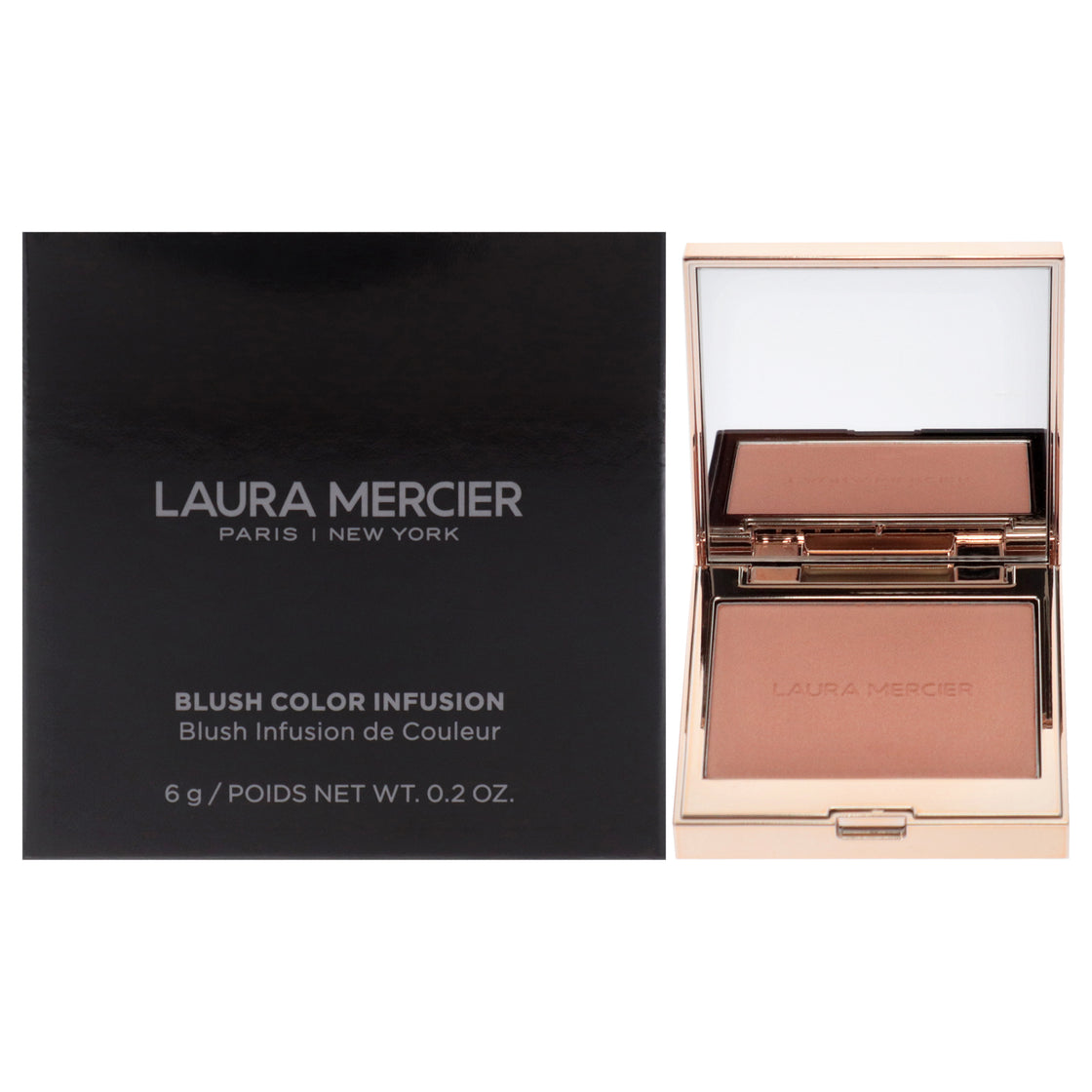 Blush Color Infusion - Peach Shimmer by Laura Mercier for Women - 0.2 oz Blush