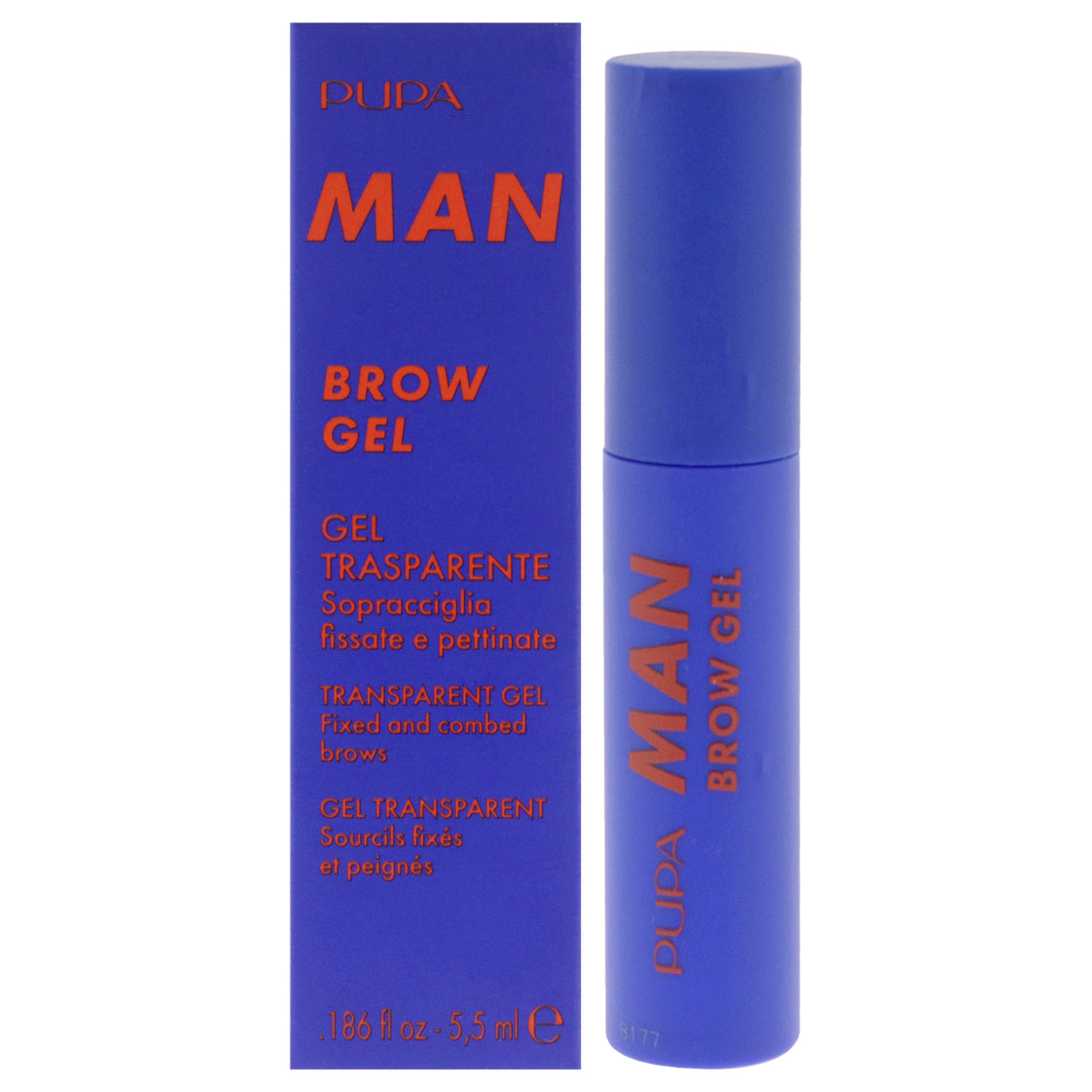 Brow Gel - 001 Transparent by Pupa Milano for Men - 0.186 oz Gel