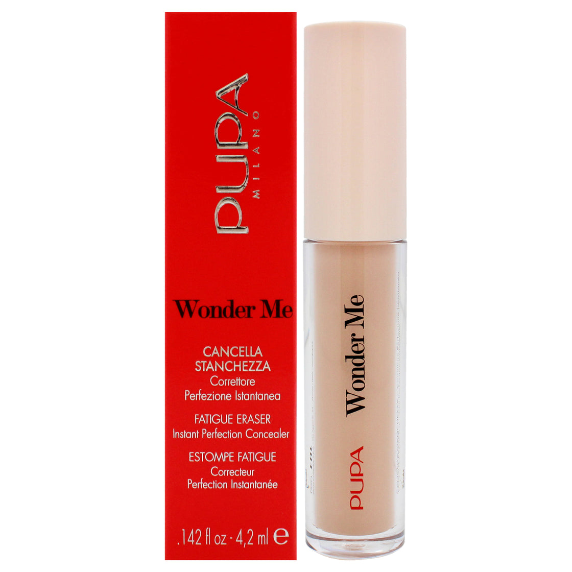 Wonder Me Fatigue Eraser - 040 Intense Warm Beige by Pupa Milano for Women - 0.142 oz Concealer