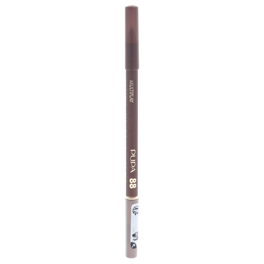 Multiplay Eye Pencil - 88 Dark Wood by Pupa Milano for Women - 0.04 oz Eyebrow Pencil