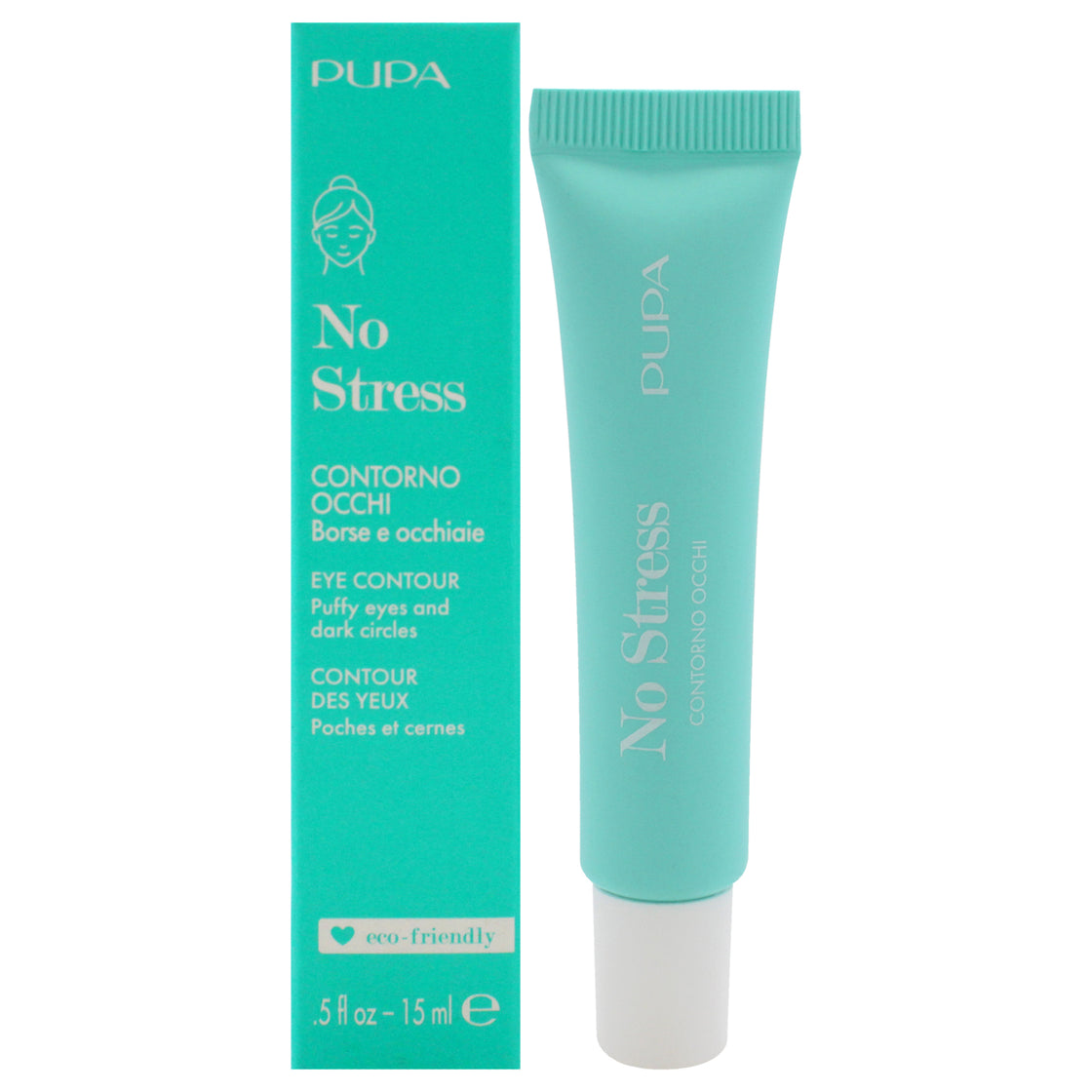 No Stress Eye Contour by Pupa Milano for Women - 0.5 oz Treatment