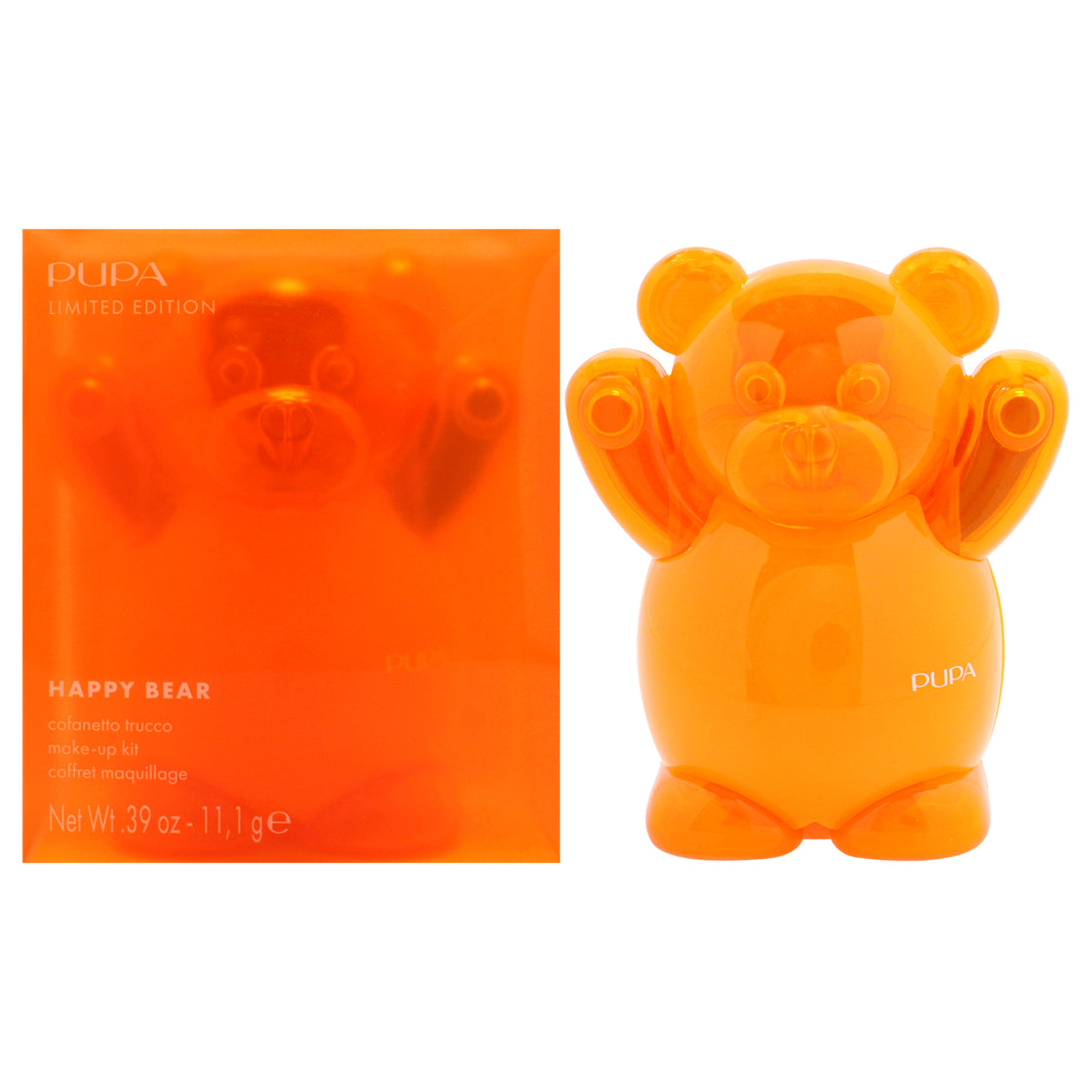 Happy Bear Makeup Kit Limited Edition - 004 Orange by Pupa Milano for Women - 0.39 oz Makeup