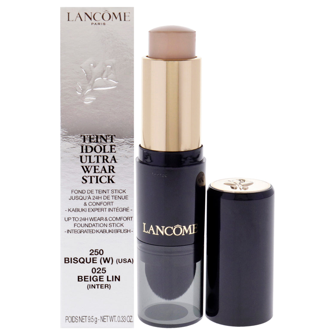 Teint Idole Ultra Wear Stick Foundation - 250 Bisque Warm by Lancome for Women - 0.33 oz Foundation