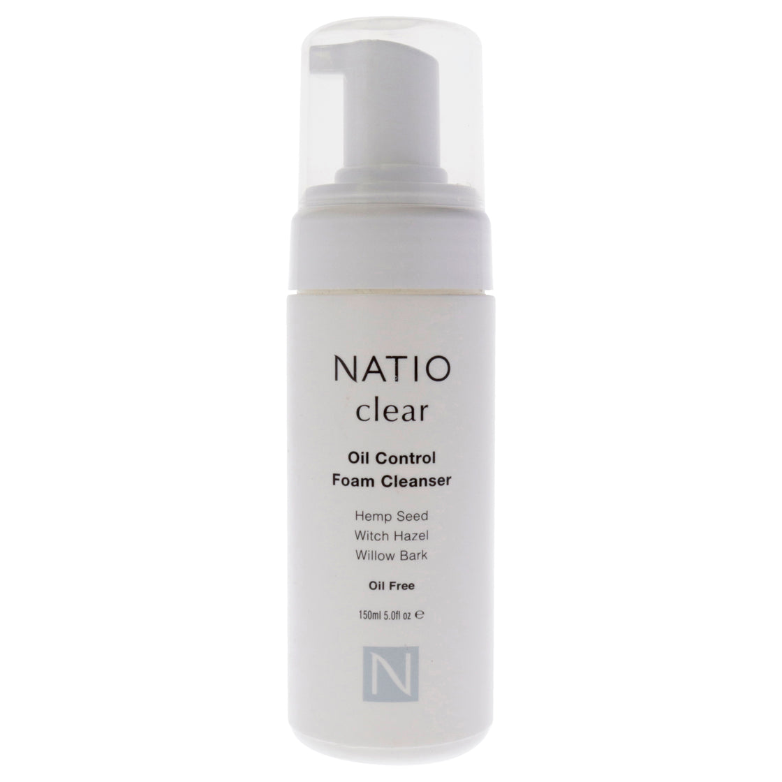 Clear Oil Control Foam Cleanser by Natio for Women - 5 oz Cleanser