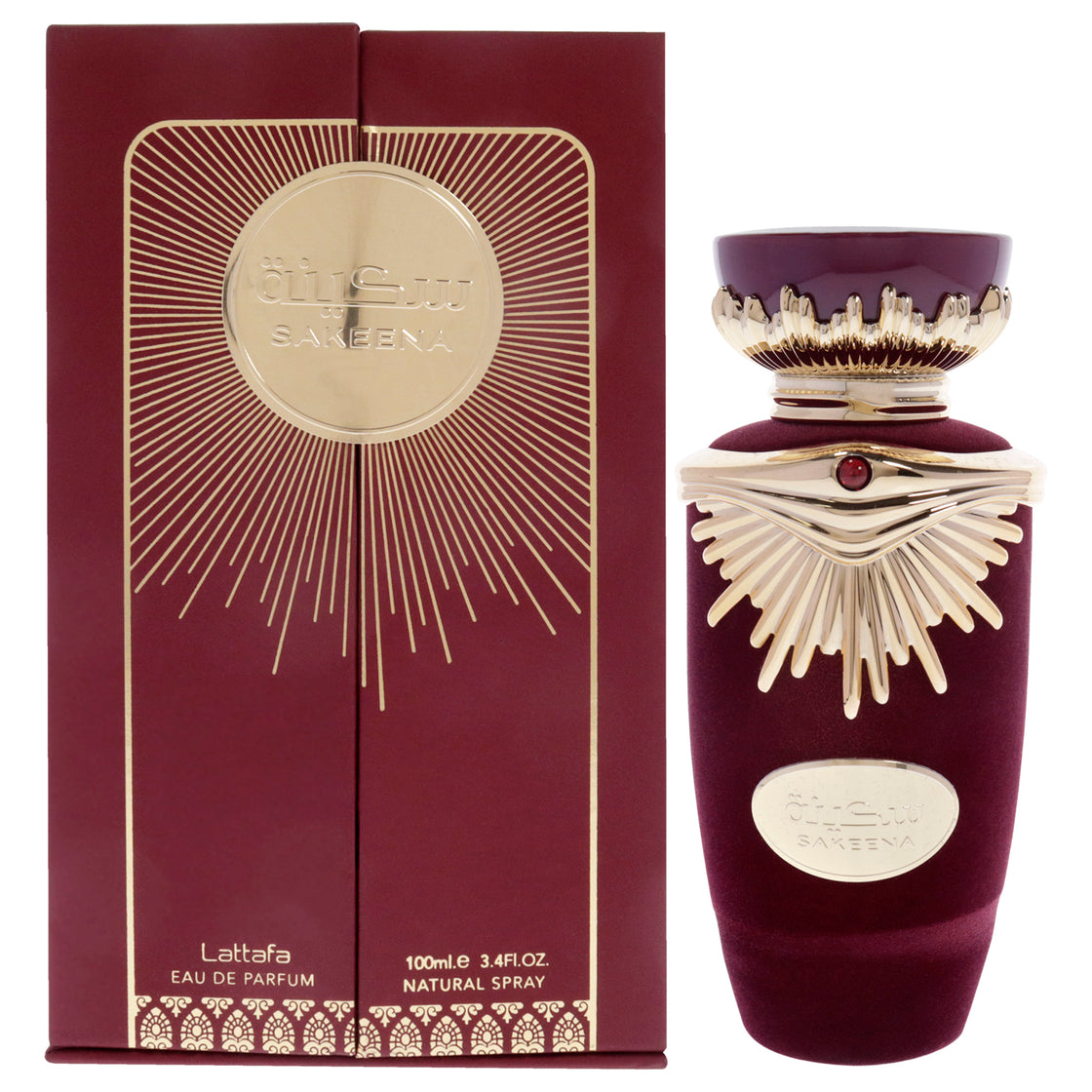 Sakeena by Lattafa for Unisex - 3.4 oz EDP Spray