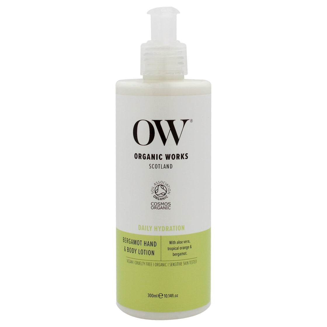 Daily Hydration Hand and Body Lotion - Bergamot by Organic Works for Unisex - 10.14 oz Body Lotion