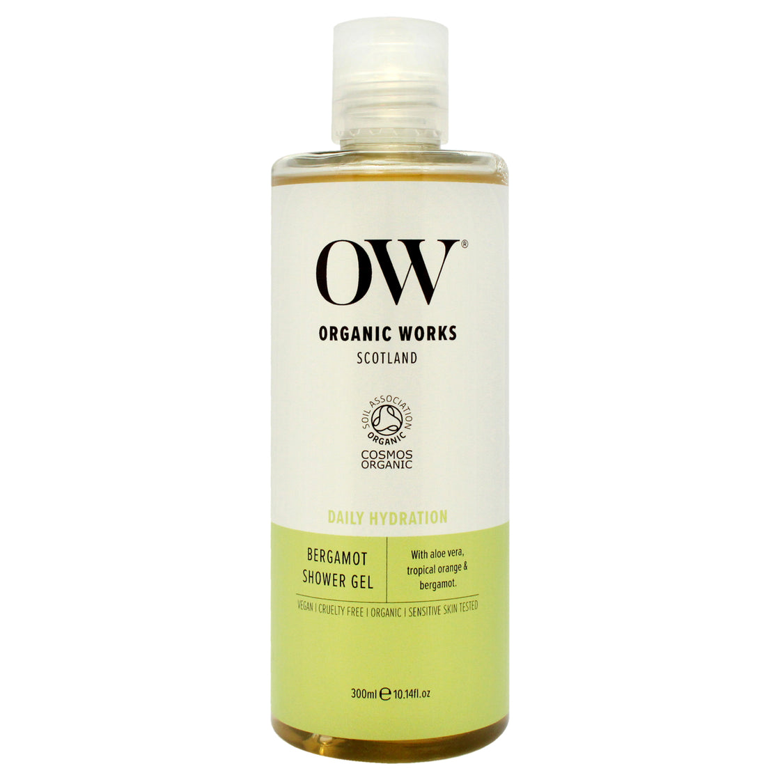 Daily Hydration Shower Gel - Bergamot by Organic Works for Unisex - 10.14 oz Shower Gel