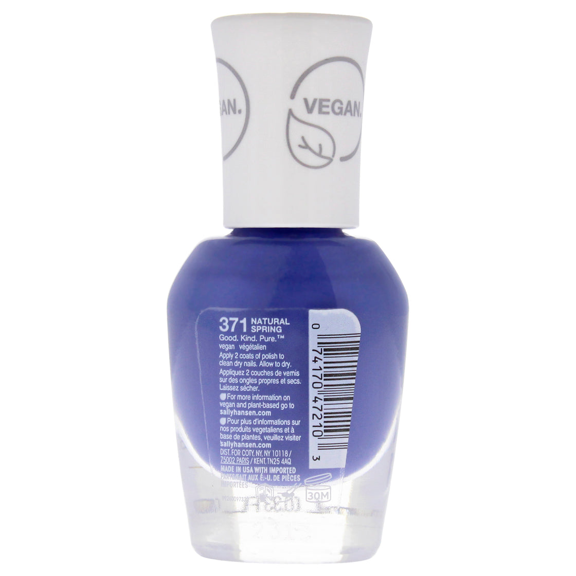 Good Kind Pure Vegan - 371 Natural Spring by Sally Hansen for Women - 0.33 oz Nail Polish