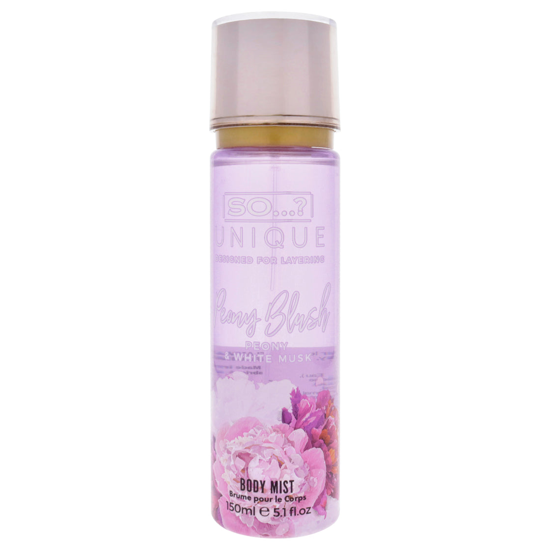 Unique Body Mist - Peony Blush by So? for Women - 5.1 oz Body Mist