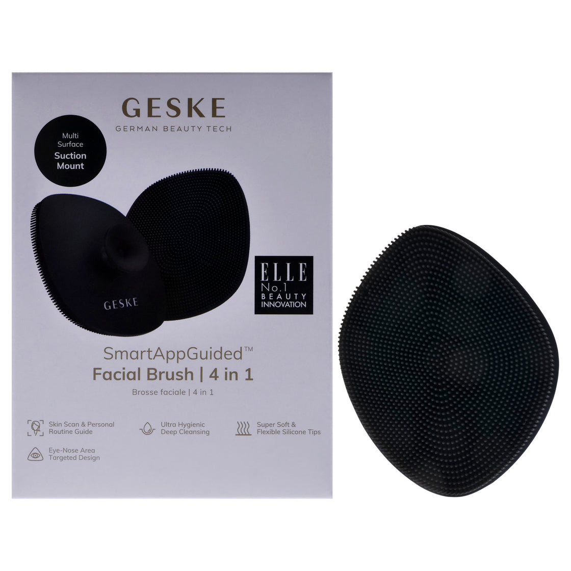 Facial Brush 4 in 1 - Gray by Geske for Women - 1 Pc Brush