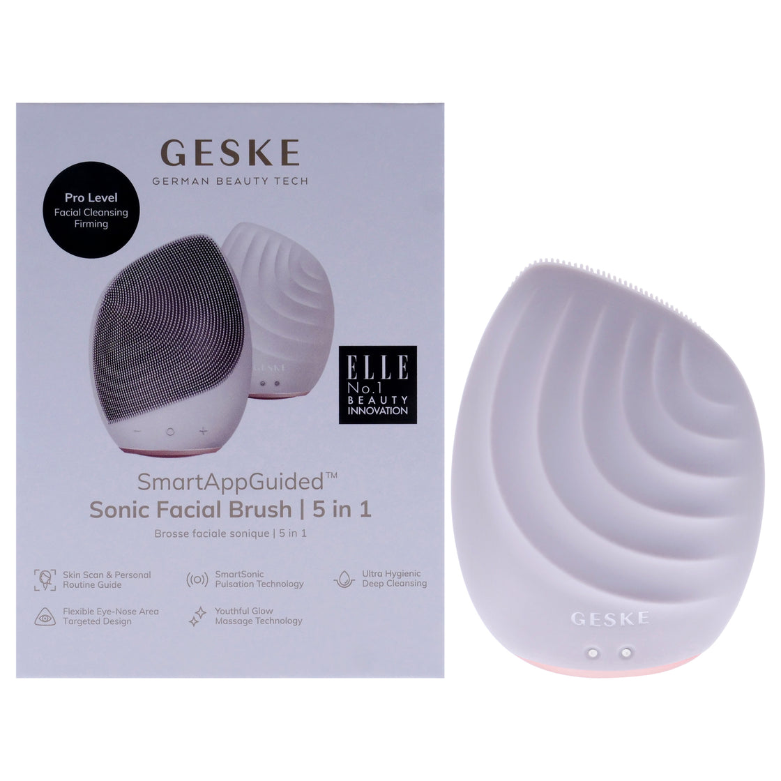 Sonic Facial Brush 5 in 1 - Starlight by Geske for Women - 1 Pc Brush