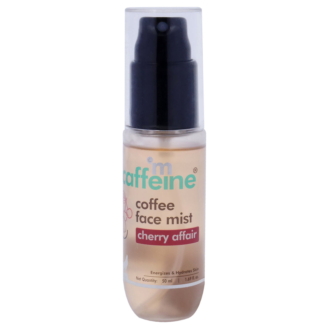 Coffee Face Mist - Cherry Affair - Energizes and Hydrates Skin by mCaffeine for Unisex - 1.69 oz Mist