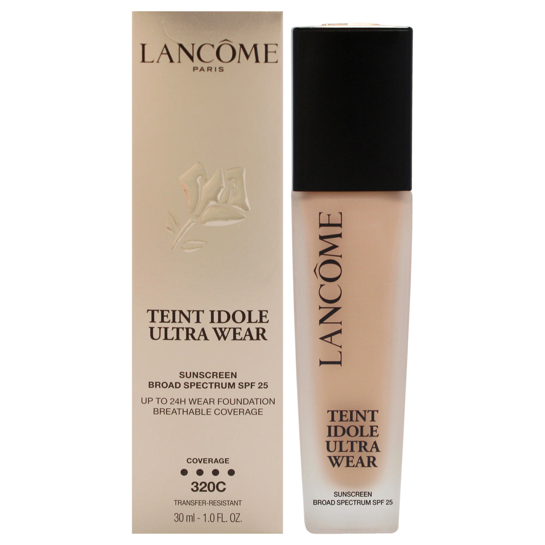 Teint Idole Ultra Wear Foundation SPF 25 - 320C Before by Lancome for Women - 1 oz Foundation